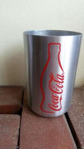 Coca Cola Stainless steele Strawholder.